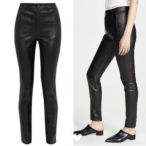 NWT 💯 leather J Brand “Lora Ultra High Rise” pants retail $1098